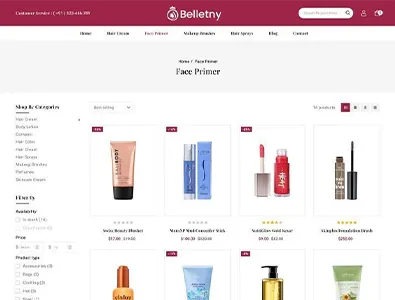 Beauty and Cosmetics Store
