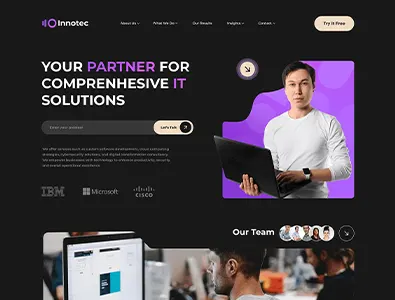 It Landing Page