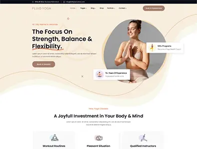 Minimal and Peaceful Yoga