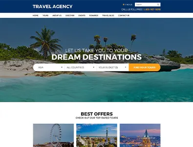 Travel Agency Resp Website