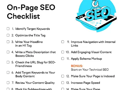 onpage seo checklist Checklist