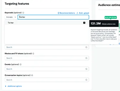 Twiter target audience