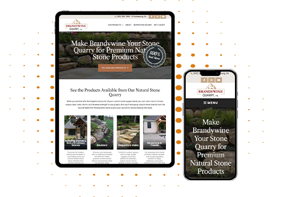 mobmore website designs in mobile dots
